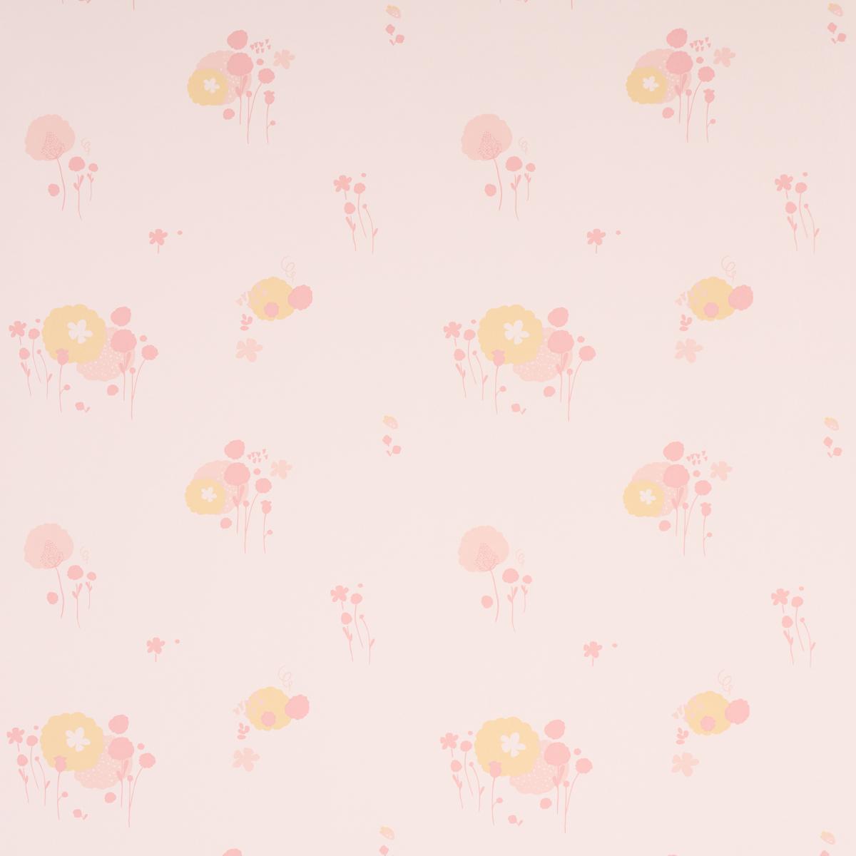 Schumacher Pom Pom Forest Blush Wallpaper