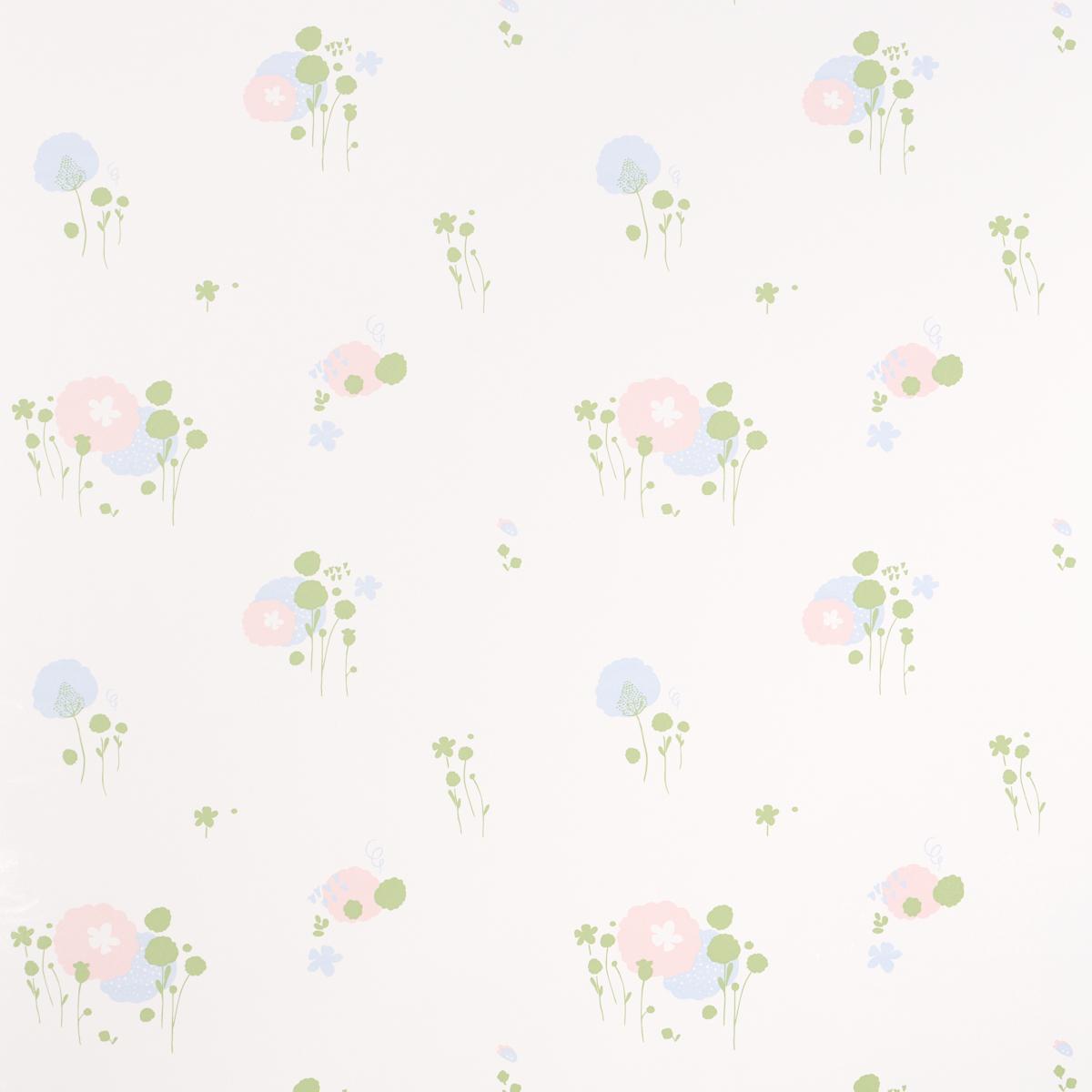 Schumacher Pom Pom Forest Ivory Wallpaper
