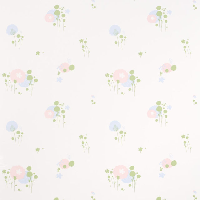 Schumacher Pom Pom Forest Ivory Wallpaper