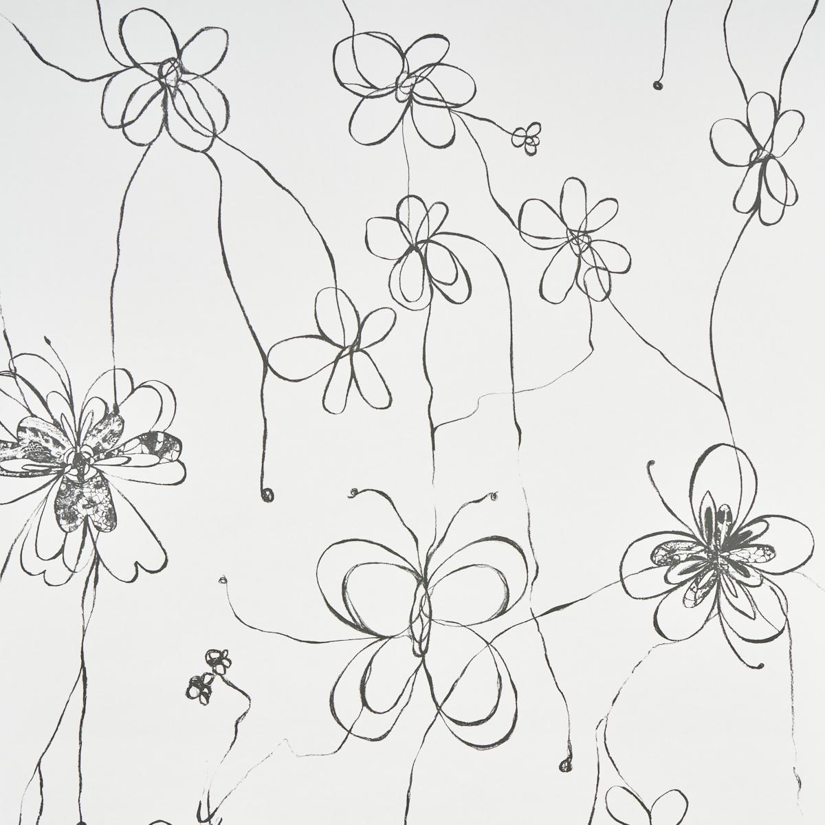Schumacher Come Back As A Flower Soft Black Wallpaper