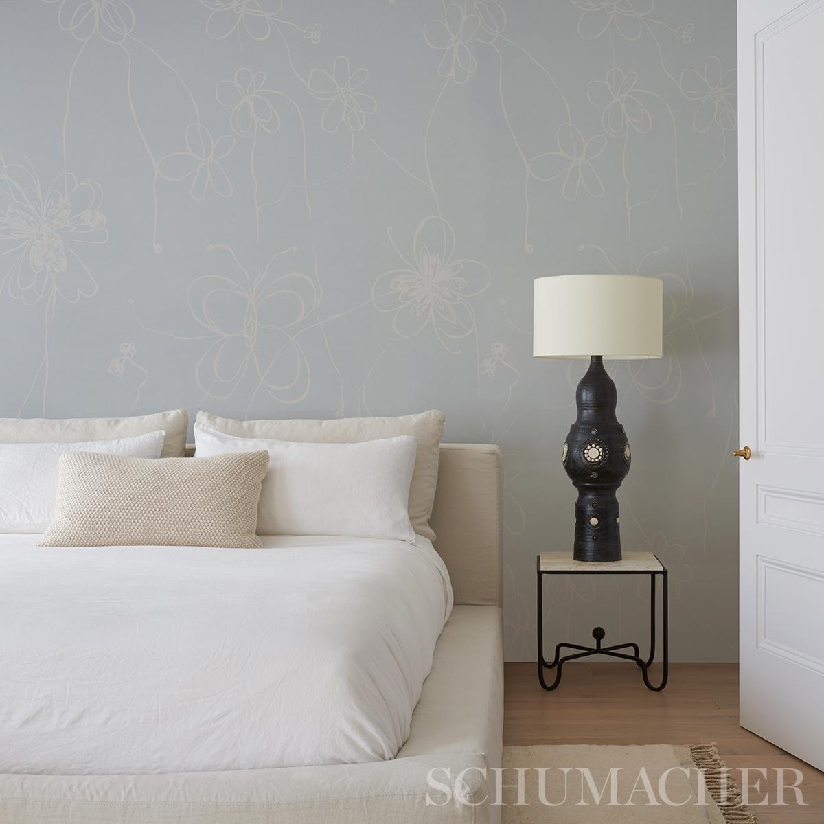 Schumacher Come Back As A Flower Mineral Wallpaper