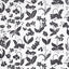 Schumacher Orchids Have Dreams Soft Black Wallpaper