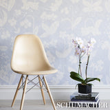 Schumacher Orchids Have Dreams Sky Wallpaper