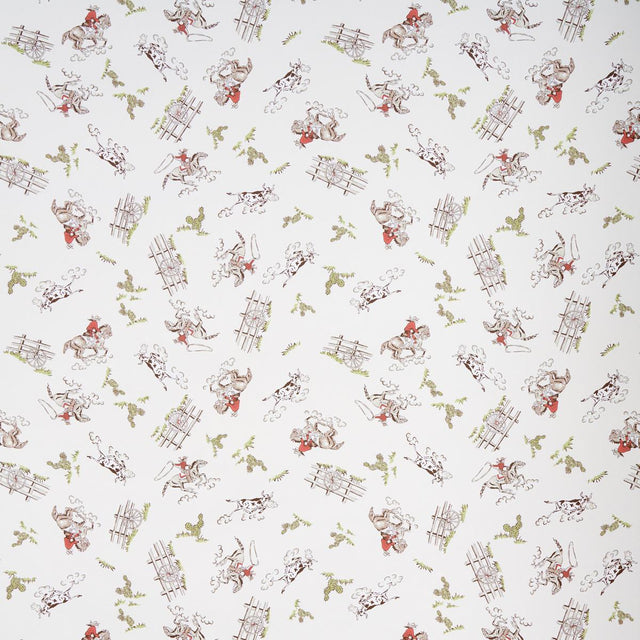 Schumacher Wild West Cream Wallpaper