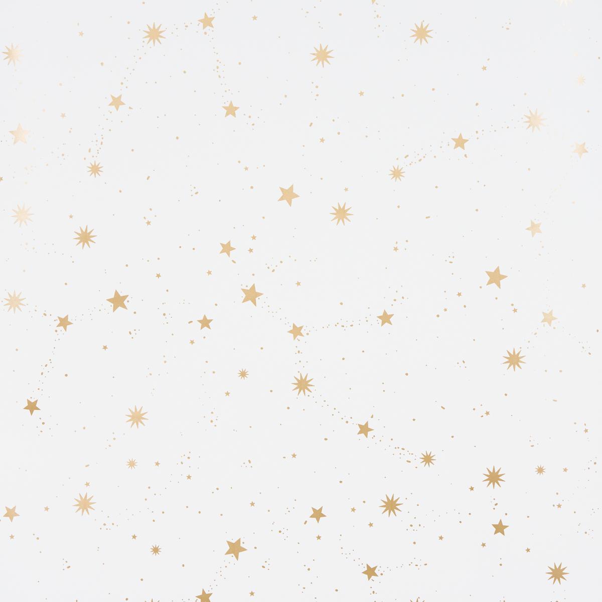 Schumacher Scattered Stars Ivory Wallpaper