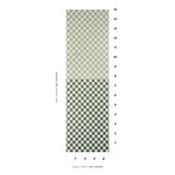 Schumacher Backdrop X Schumacher Gambit Panel Sage & Deep Green Wallpaper