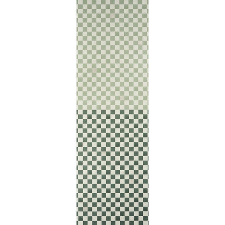 Schumacher Backdrop X Schumacher Gambit Panel Sage & Deep Green Wallpaper