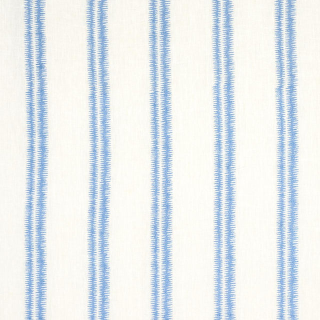 Schumacher Paloma Embroidery Chambray Fabric