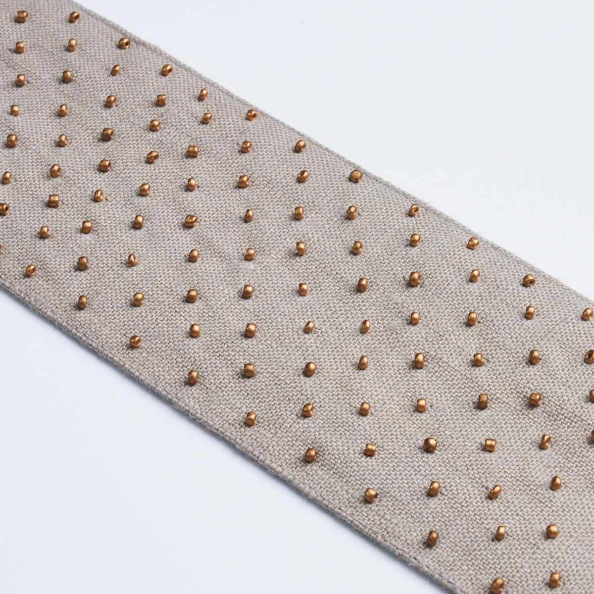 Schumacher Northern Lights Beaded Tape Grey Trim