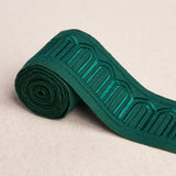 Schumacher Emerald Arches Embroidered Tape Medium