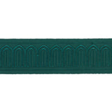 Schumacher Emerald Arches Embroidered Tape Medium