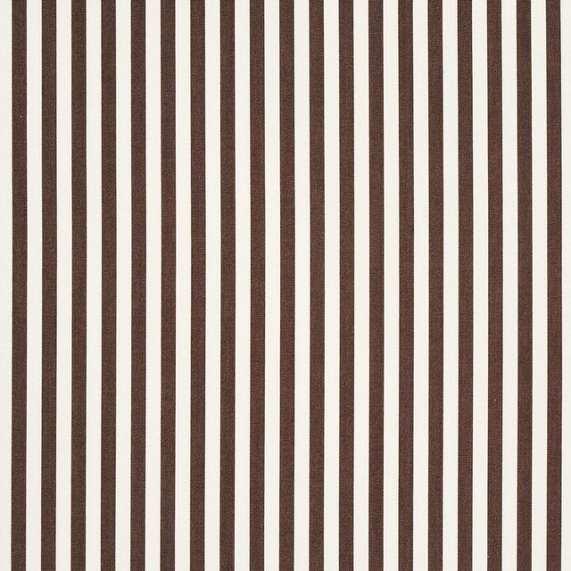 Schumacher Brigitte Stripe Brown Fabric