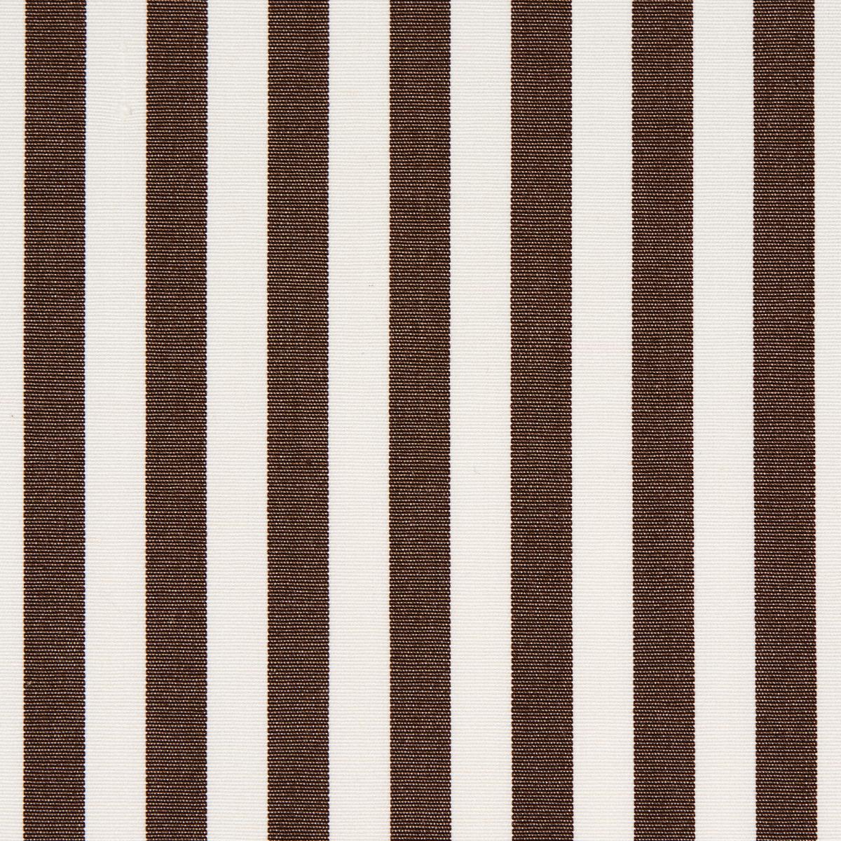 Schumacher Brigitte Stripe Brown Fabric