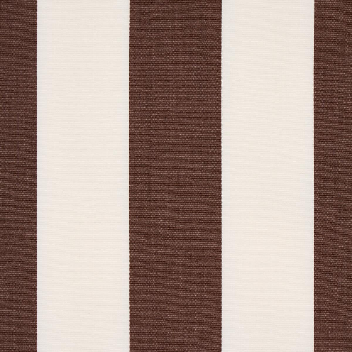 Schumacher James Stripe Brown Fabric