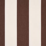 Schumacher James Stripe Brown Fabric