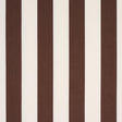 Schumacher James Stripe Brown Fabric