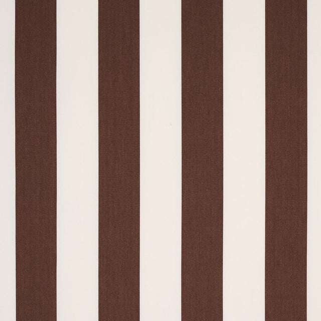 Schumacher James Stripe Brown Fabric