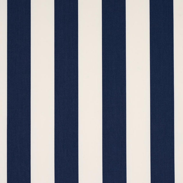 Schumacher James Stripe Navy Fabric