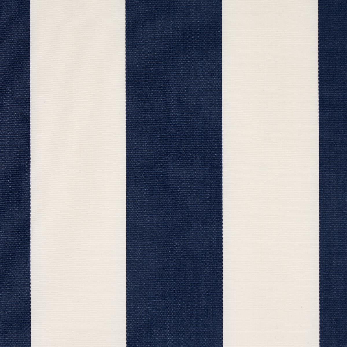 Schumacher James Stripe Navy Fabric