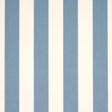 Schumacher James Stripe Sky Fabric