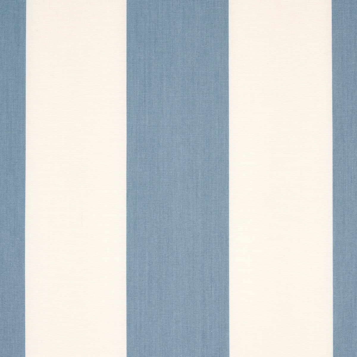 Schumacher James Stripe Sky Fabric