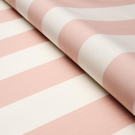 Schumacher James Stripe Blush Fabric