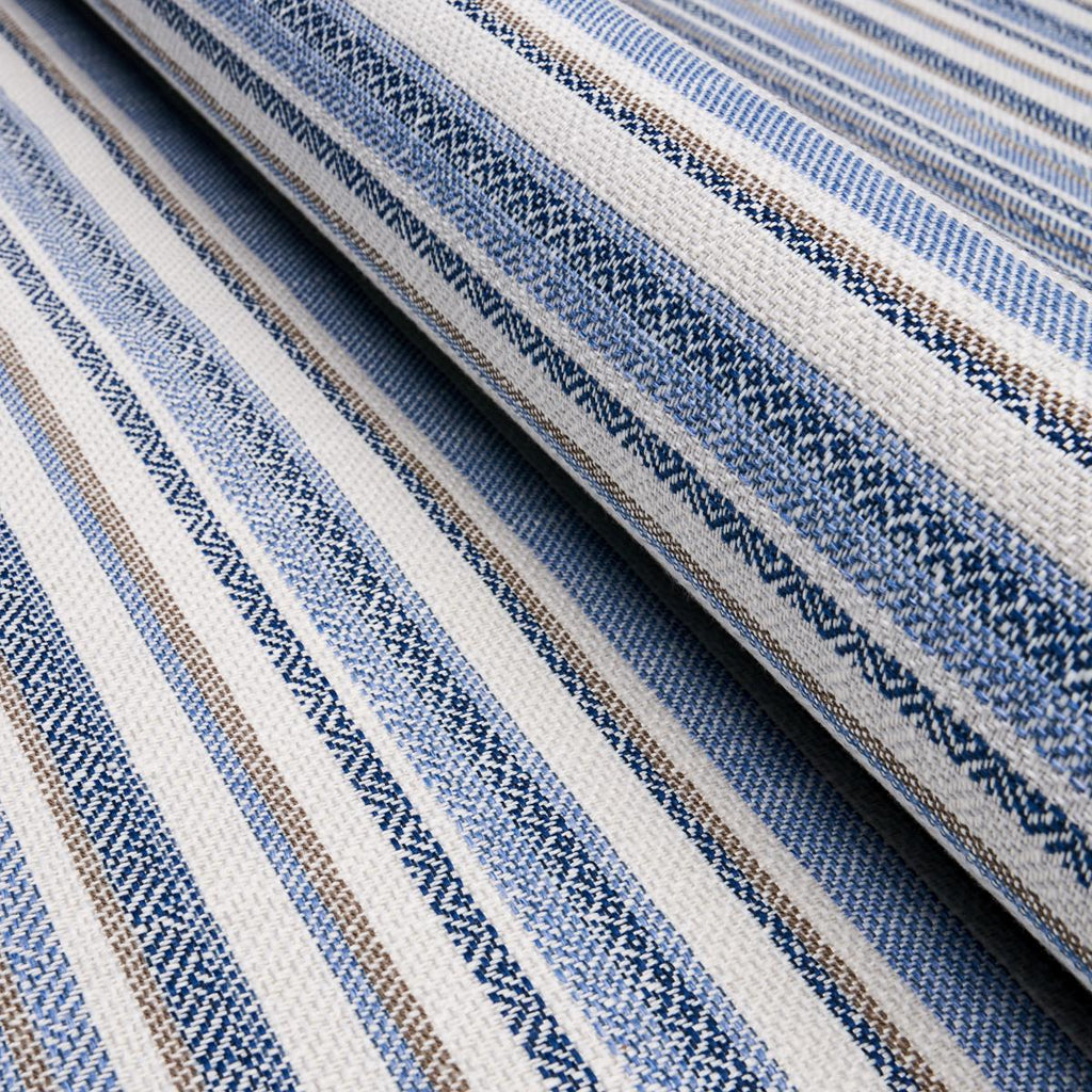 Schumacher Dylan Indoor/Outdoor Blue Fabric