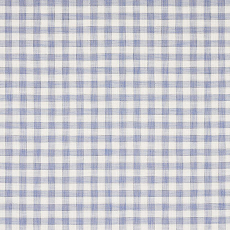 Schumacher Martina Plaid Indoor/Outdoor Navy Fabric