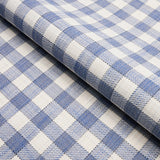 Schumacher Martina Plaid Indoor/Outdoor Navy Fabric