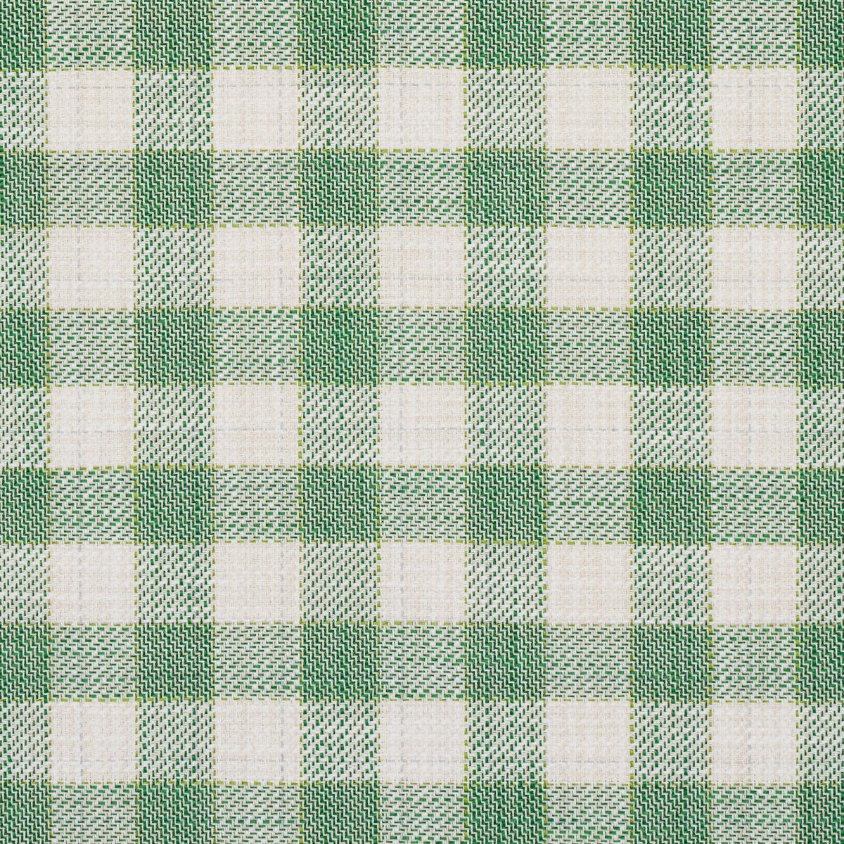 Schumacher Martina Plaid Indoor/Outdoor Green Fabric