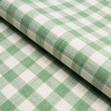 Schumacher Martina Plaid Indoor/Outdoor Green Fabric
