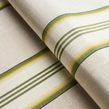 Schumacher Randolph Stripe Moir Magnolia Fabric