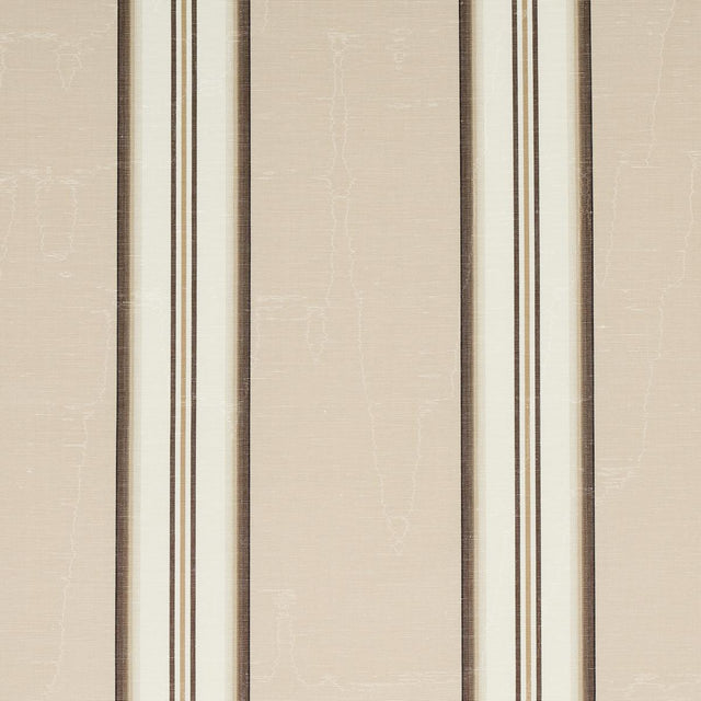 Schumacher Randolph Stripe Moir Shell Fabric
