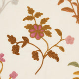 Schumacher Raleigh Crewel Embroidery Autumn Fabric