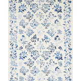 Schumacher Raleigh Crewel Embroidery Cornflower Fabric