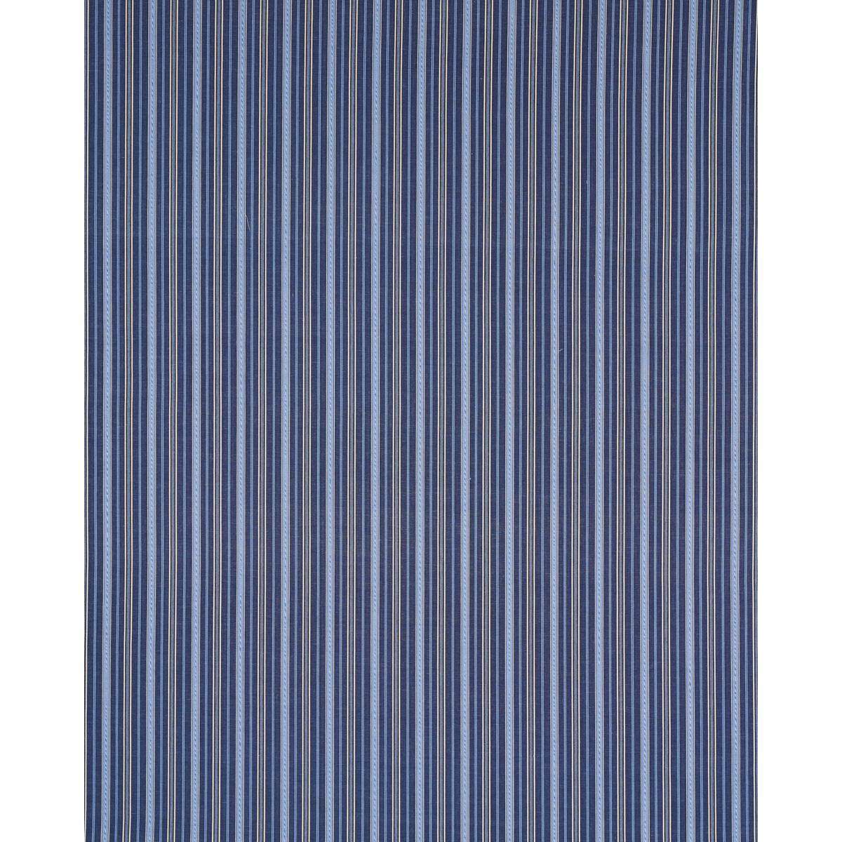 Schumacher Lightfoot Stripe Delft Fabric