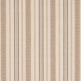 Schumacher Lightfoot Stripe Coffee Fabric