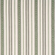 Schumacher Lightfoot Stripe Moss Fabric