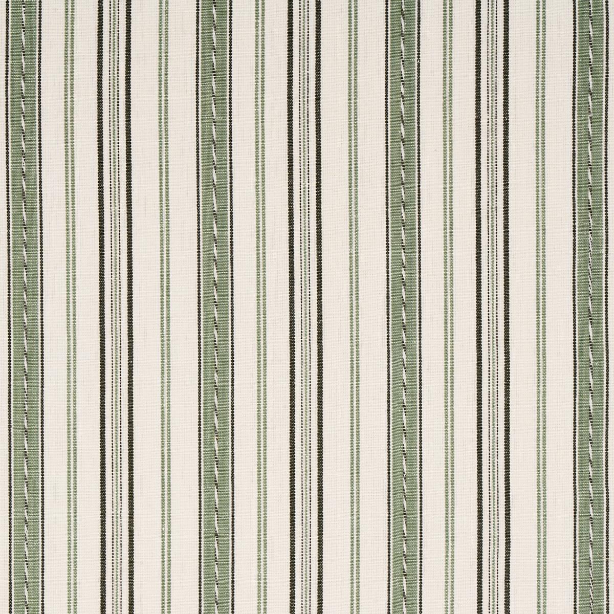 Schumacher Lightfoot Stripe Moss Fabric