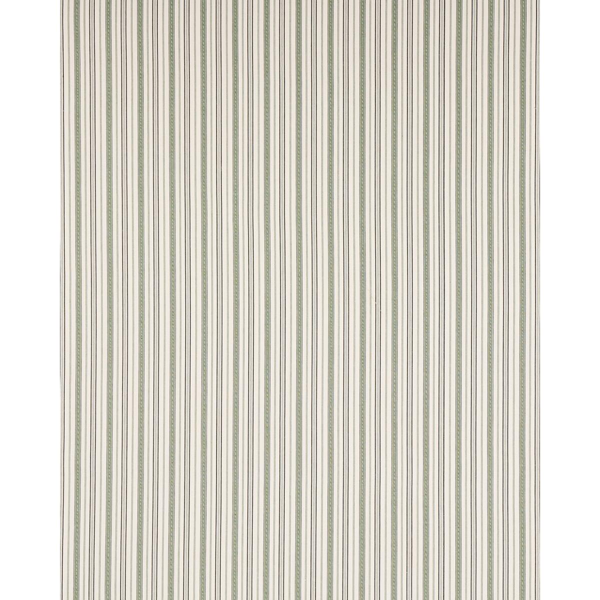 Schumacher Lightfoot Stripe Moss Fabric