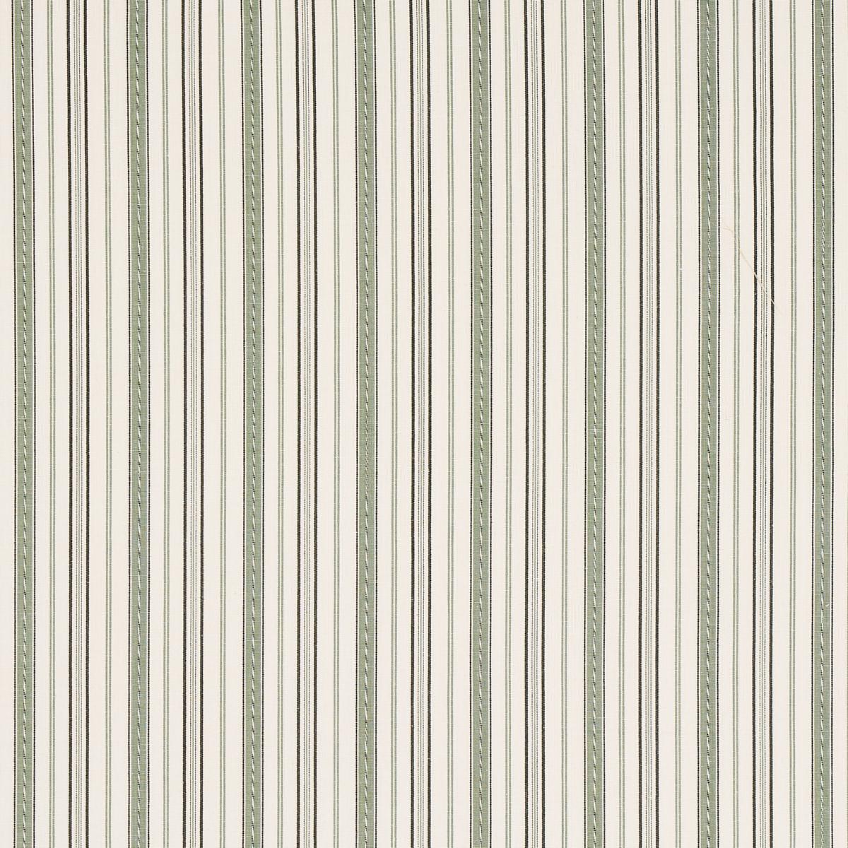 Schumacher Lightfoot Stripe Moss Fabric