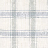 Schumacher Crawford Linen Check Jasper Blue Fabric