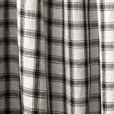 Schumacher Crawford Linen Check Basalt Fabric