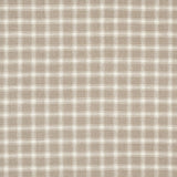 Schumacher Crawford Linen Check Flax Fabric