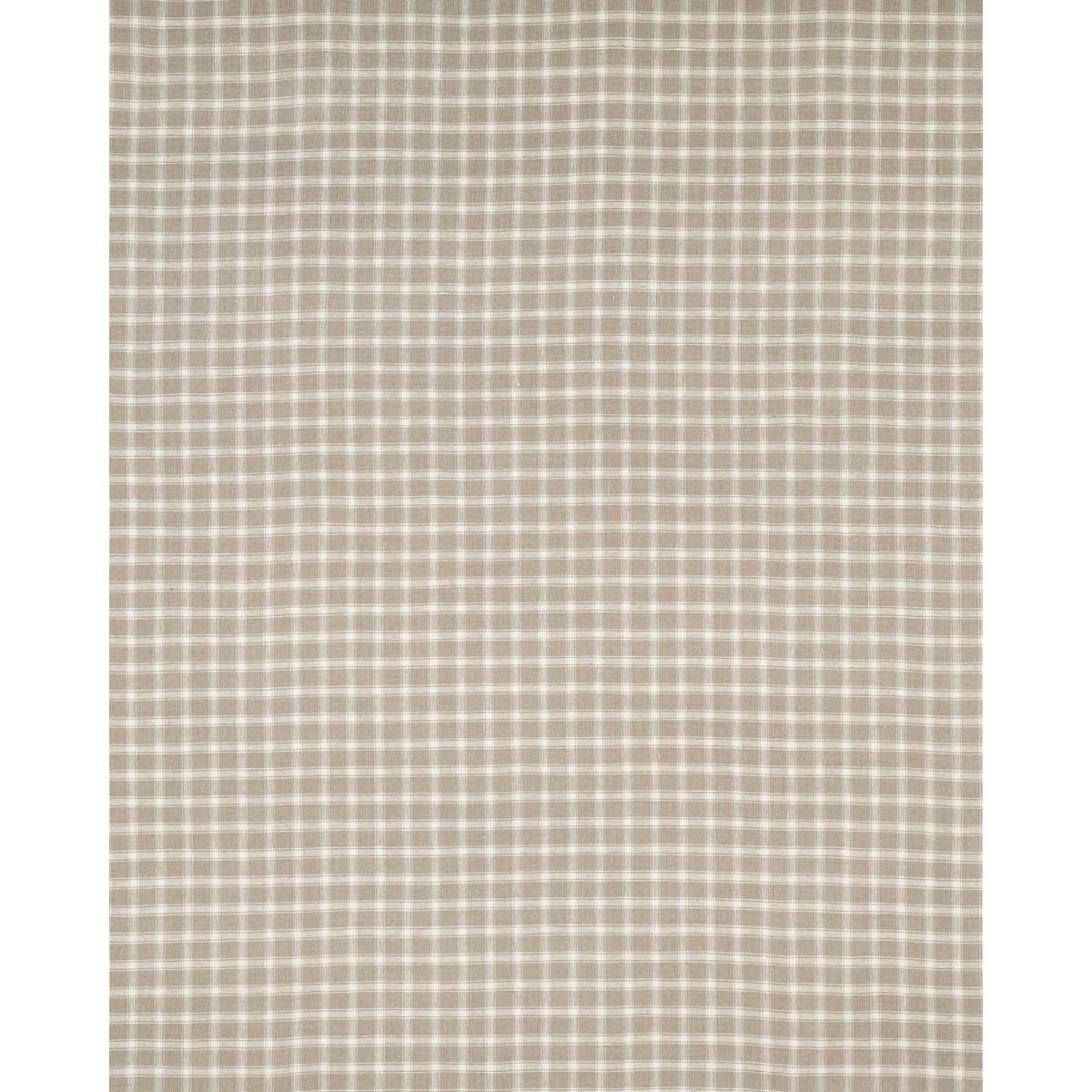 Schumacher Crawford Linen Check Flax Fabric