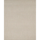 Schumacher Crawford Linen Check Flax Fabric