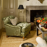 Schumacher Dandridge Damask Magnolia Fabric