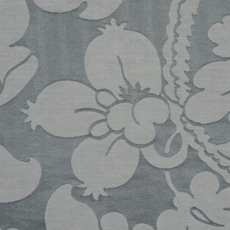 Schumacher Dandridge Damask Palace Slate Fabric