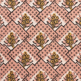 Schumacher Blair Silk Pingl Wythe Rose Fabric