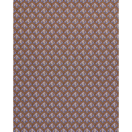 Schumacher Blair Silk Pingl Charlton Brown Fabric